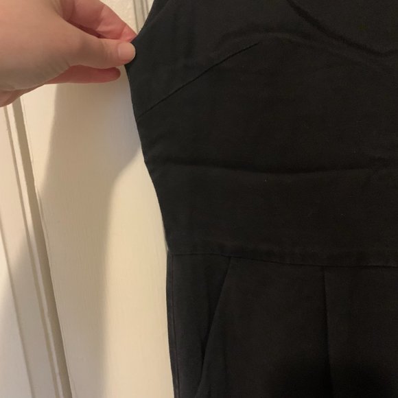 Oak+Fort Black Wide Leg Cropped Jumpsuit - Picture 11 of 11